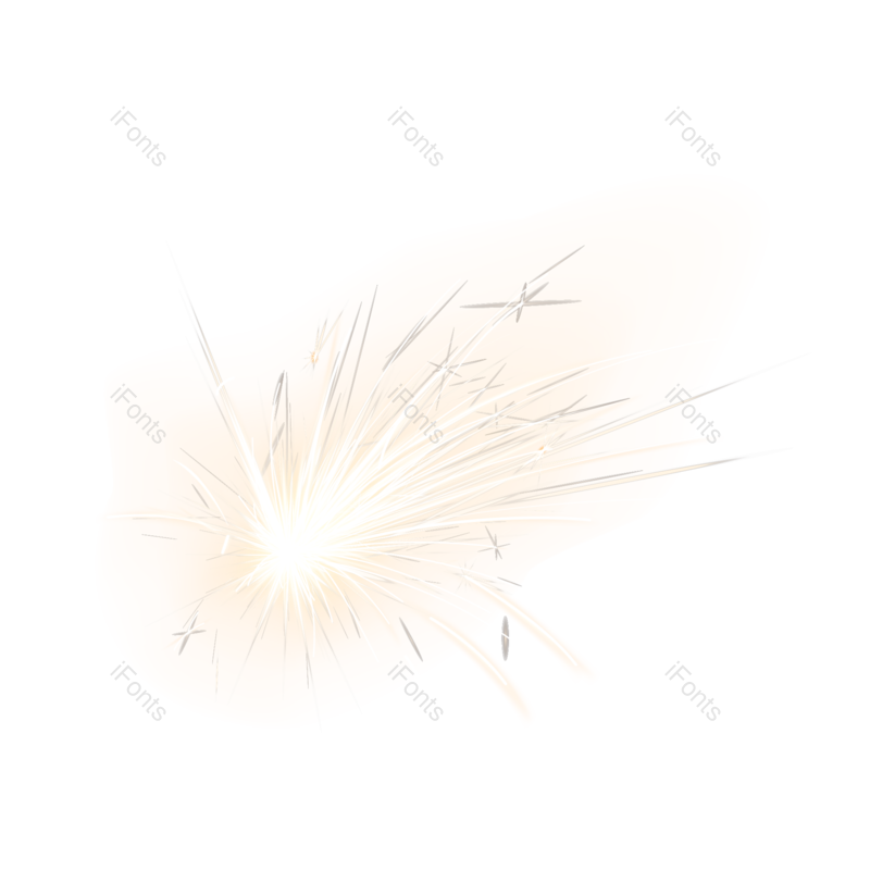 火焰图片,爆炸元素,金色PNG,火花免抠素材